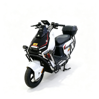 Scooter électrique personnalisable OEM 1000W avec boîte de transport supérieure et phares, vélo électrique 2 roues de haute qualité pour les déplacements urbains et l'utilisation par les adultes