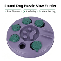 Jouet distributeur de friandises interactif pour chien, type labyrinthe, anti-étouffement, durable, moderne, en plastique écologique, pour lutter contre l'ennui et stimuler la digestion