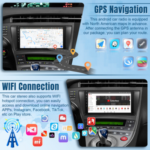 Nueva Unidad Principal de Radio para Auto de 2 Din para Toyota Prius 2010-2015, Sistema Multimedia Android con Navegación, Estéreo, Reproductor de Auto con 5g-wifi, Compatible con <span class=keywords><strong>JBL</strong></span> - Product Image 4