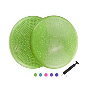 High Quality Fitness PVC Air Wobble Cushion Balance Disc Pad For Core Stability Yoga Exercise