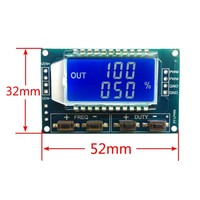 Module générateur de signal PWM à 1 canal, à fréquence d'impulsion réglable, pour ondes carrées et rectangulaires, avec cycle de travail ajustable