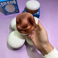 Jouet anti-stress souple en forme de gâteau au fromage, thématique alimentaire, à rebond lent, en PU, pour adolescents et adultes