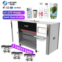 Impresora de Inyección de Tinta UV de Rollo a Rollo LETOP, Impresora DTF UV para Logotipos, Impresora de Etiquetas Digitales para Pequeñas Empresas