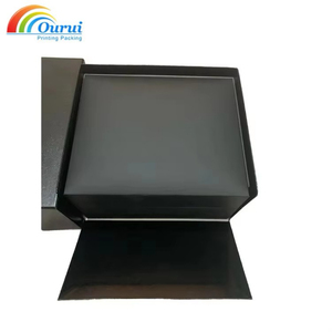 Unique Luxury OEM Factory <b>Black</b> Matte Lacquer Branded Wooden Watch <b>Box</b>,Watch Packaging <b>Box</b> With Custom Logo for Watch - Product Image 6