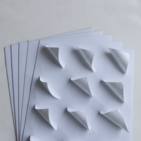 Étiquette adhésive pour code-barres, format A4, résistante à l'huile, mate et brillante, durable, en PP, imperméable, 8,5 x 11 pouces, imprimable au laser