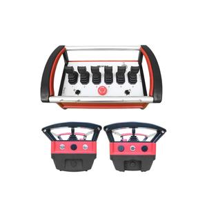 Portable Radio Hydraulic Proportional <b>Remote</b> Control with 6 Toggle <b>Switches</b> and LED Indicator for Crane Operation - Product Image 1