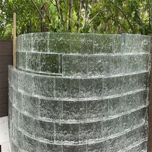 Blocco di vetro con luce Led piastrelle per pavimento 30x30 grandi blocchi di vetro blocco di vetro mattone - Product Image 4