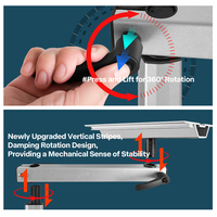 Offres Flash VR : Pieds de Table Amovibles et Rotatifs en Alliage d'Aluminium pour PC Portable, Idéaux pour Camping-Car, Caravane et Yacht