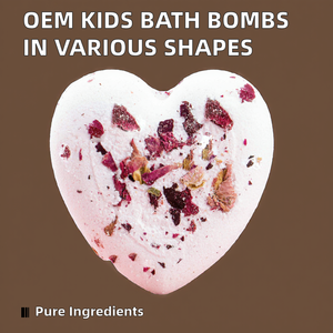 Fournisseur de cerises Bombes de bain parfumées au jasmin de formes multiples 100% ingrédients naturels pour enfants Bain Douche Bombe OEM Mini - Product Image 3