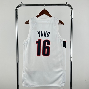 Vente en gros de baskets Portland Trail <span class=keywords><strong>Blazer</strong></span> pour hommes # 0 Damian Lillard # Maillot de <span class=keywords><strong>basket</strong></span>-ball 8 Deni Avdija - Product Image 2