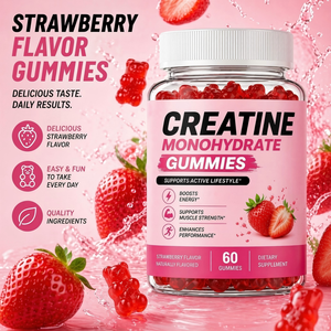 Gummies de créatine monohydrate 5g certifiées GMP pour femmes, 60 unités, 2 par portion, pour le soutien <span class=keywords><strong>musculaire</strong></span> – Vente en gros OEM - Product Image 6