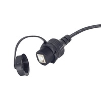 Câble d'extension USB de type B mâle à femelle avec couvercle étanche Câble de montage sur panneau USB B