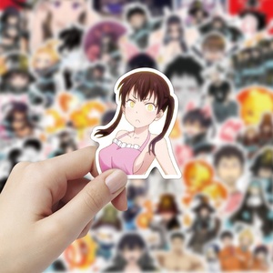 อะนิเมะญี่ปุ่นไฟกองทัพการ์ตูนกราฟฟิตีขวดโทรศัพท์ตู้เย็นแล็ปท็อปสติกเกอร์กระเป๋า50ชิ้น - Product Image 5