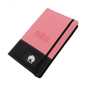 Libreta A6 con Encuadernación Simple, Cargador Inalámbrico, Banco de Energía y Logotipo LED Magnético, Artículo de Moda - Product Image 2