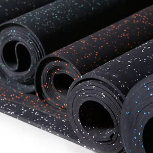 Revêtement de <span class=keywords><strong>sol</strong></span> en caoutchouc robuste et tapis roulant antidérapant, rouleaux de caoutchouc EPDM durables pour salle de sport - Product Image 6