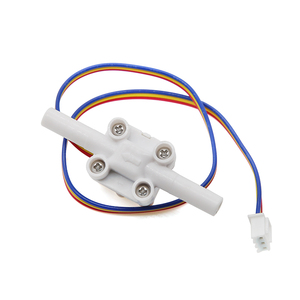 หุ่นยนต์ทำความสะอาดอัจฉริยะ ZJTM-04A เซ็นเซอร์วัดการไหล 1/4 พลาสติก POM DC3.5-24V ฮอลล์เอฟเฟค อิมพีลเลอร์ กังหันวัดอัตราการไหลของน้ำ 0.1-1.5 ลิตร/นาที - Product Image 1