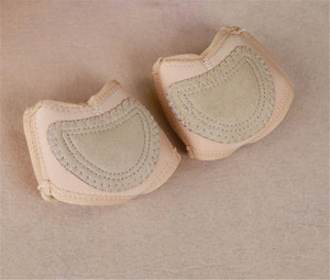 Protector <span class=keywords><strong>de</strong></span> Pies para Danza, Media Suela Suave Antideslizante, para <span class=keywords><strong>Ballet</strong></span>, Danza del Vientre, Gimnasia, Entrenamiento y Práctica - Product Image 2