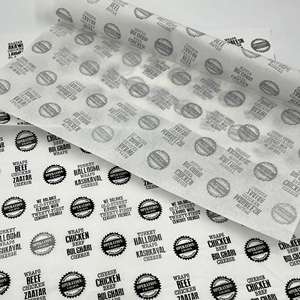 Papel de Envolver para Alimentos, Personalizado al por Mayor con Logotipo Impreso, Resistente a la Grasa y al Aceite, Desechable, para Pan, Sándwiches, Hamburguesas y Papas Fritas - Product Image 3