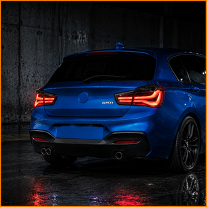 Feux arrière LED séquentiels fumés style LCI pour <span class=keywords><strong>BMW</strong></span> Série <span class=keywords><strong>1</strong></span> F20 F21 2015-2019, clignotants dynamiques, sans erreur, Plug and Play - Product Image 4
