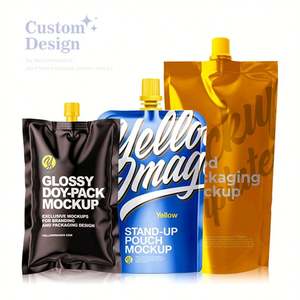 Pochette à bec imprimé personnalisé 100ml 200ml 250ml 500ml Désinfectant Lavage des mains Recharge de liquide à soupe Pochette à bec - Product Image 6