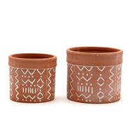 Pot à bonsaï antique en argile brute, contenant pour nourriture succulente, à bon prix, nouveau produit
