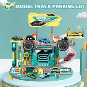 Vehículos para niños <span class=keywords><strong>de</strong></span> alta calidad, DIY juguete <span class=keywords><strong>de</strong></span> montaje, aleación <span class=keywords><strong>de</strong></span> riel ligero, almacenamiento <span class=keywords><strong>de</strong></span> juguetes, aleación, estacionamiento <span class=keywords><strong>de</strong></span> automóviles - Product Image 4