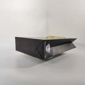 KM Custom Eco-Friendly Durable Art Black Retail for <b>Small</b> Business Your Own Logo Print <b>Gift</b> <b>Bag</b> Branded Luxury Shopping <b>Bags</b> - Product Image 4