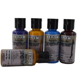 Funda con borde de cuero para SILLÍN, almohadillas para SILLÍN con patrón de pintura de color - Product Image 1