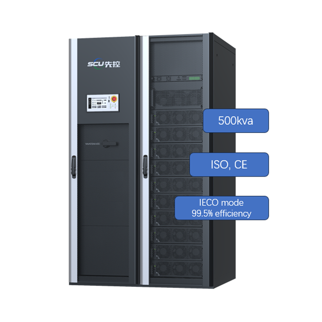 SCU 100kva 200kva 300kva 500kva Three Phases Uninterruptible Power Supply UPS for Data Center