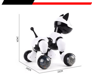 OEM niños inteligentes rc perro robot <span class=keywords><strong>de</strong></span> <span class=keywords><strong>juguete</strong></span> <span class=keywords><strong>de</strong></span> control <span class=keywords><strong>de</strong></span> voz mascota electrónica con cantar y bailar - Product Image 4
