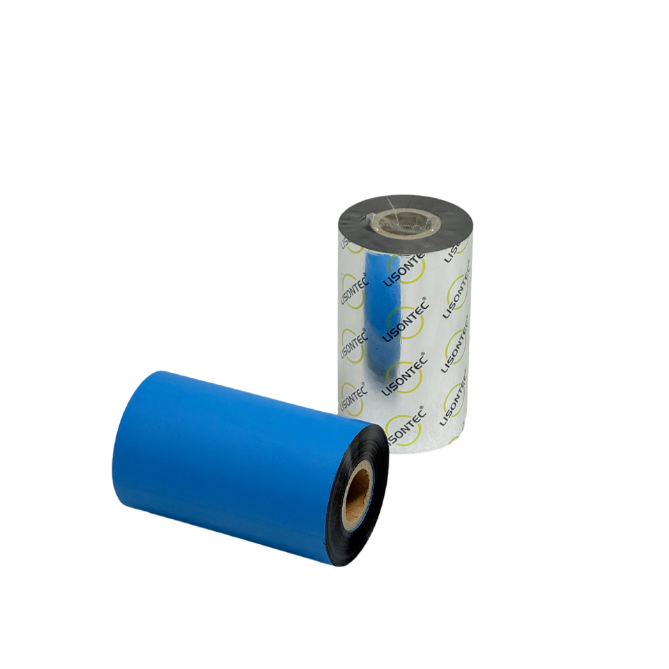 Ttr Ink Ribbons Customized Logo Premium Resin 110mm*450M Black Thermal Transfer Ribbon ...
