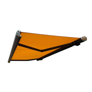 Auvent rétractable motorisé moderne de luxe pour l'extérieur, avec cadre en aluminium mural, voile en acrylique, anti-UV, résistant au vent, télécommande - Product Image 2