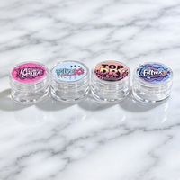 Mini-pots en plastique PS givrés pour échantillons de crème, personnalisables, 1g, 3g, 5g, 10g – Prix direct usine