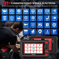 LAUNCH 2026 CRP919E Elite Alat Diagnostik Otomatis Bidirectional Terlaris OBD2 12V Pemindai Kendaraan Dengan 28 Reset