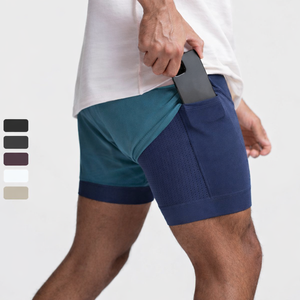 Pantalones Cortos Deportivos de Algodón con Logotipo OEM, para Entrenamiento, Running, Baloncesto, de Secado Rápido, Corte Holgado, Personalizados para Hombre - Product Image 3