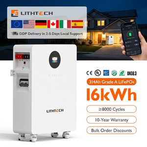 แบตเตอรี่สำรองพลังงานแสงอาทิตย์สำหรับบ้านแบบติดผนัง Deep Cycle Smart BMS 51.2V 314Ah 16kWh รับประกัน 10 ปี - Product Image 5
