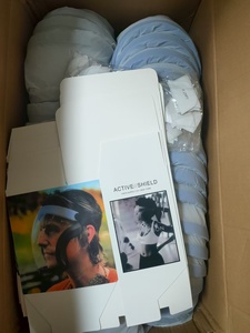 <span class=keywords><strong>2025</strong></span> thời trang mới trong suốt đầy đủ nhựa PC bảo vệ rõ ràng khuôn mặt lá chắn Mũ bảo hiểm Mặt lá chắn mặt nạ - Product Image 3