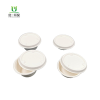 Tasse de Sauce en papier 2oz assiettes et tasses jetables canne à sucre Bagasse tasse d'emballage alimentaire top vendeur 2022