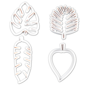 Ensemble d'<span class=keywords><strong>emporte</strong></span>-pièces hawaïen à feuilles de palmier, pâte de gomme, artisanat de bonbons Luau, décoration de gâteau, <span class=keywords><strong>emporte</strong></span>-pièce à feuilles tropicales, 4 pièces - Product Image 1