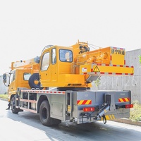 Grue de camion télescopique de marque chinoise, mini-grue de 5, 8, 10, 16 tonnes, hauteur de levage de 26 m, moteur haute efficacité pour la construction