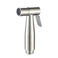 Pistolet pulvérisateur en acier inoxydable 304 pour le commerce transfrontalier, avec buse pour femmes, pistolet d'arrosage pour toilettes, douchette de toilettes, pour usage domestique