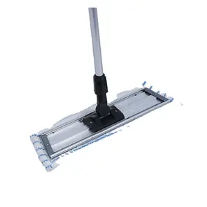 Flat Mops Ende Flat Mops für Krankenhaus haus und Industrie Mop Magic Flat Steel Stick Eimer mit Wringer Mikro faser Pad Trolley