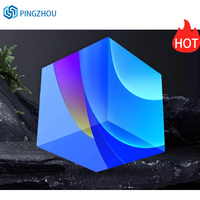 Écran LED cubique intérieur pleine couleur P4p2.5p3p1.86, modèle d'écran en forme de cube de Rubik, enseignes publicitaires intérieures et extérieures