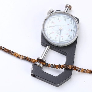 Cuentas Sueltas de Piedras Preciosas Marrones con Corte Brillante de 8 mm, Cuentas Minerales, Tamaño Personalizado, Tratamiento Térmico, Piedra Preciosa Natural - Product Image 2