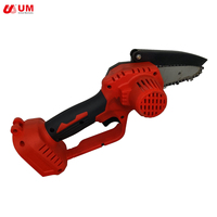 Mini tronçonneuse sans fil au lithium rechargeable UM 21V 5.0Ah, 8 pouces, qualité industrielle et bricolage, coupe du bois à une main
