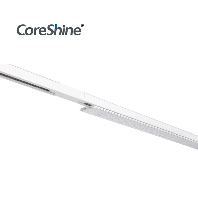 1500mm Coreshine खुदरा दुकानों के लिए चल ट्रैक रैखिक प्रकाश का नेतृत्व किया