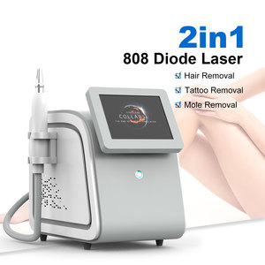 Appareil de beauté multifonctionnel professionnel portable 2 en 1 pour DPL RF Laser, laser diode 808, 755 808 1064, épilation au laser - Product Image 5