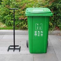 Compacteur de poubelle manuel pratique et économique Fer et acier avec plastique pour le recyclage dans la cuisine