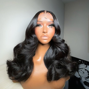 Parrucche Frontali Trasparenti e HD con Capelli Umani Veri Lisci Vietnamiti Pronte per la Spedizione, Fasci di Capelli Umani Veri per Donne Nere - Product Image 1