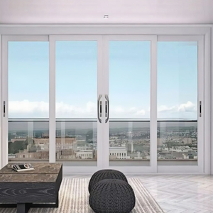 JYing 최신 테라스 플라스틱 사용자 정의 방음 발코니 주방 Upvc 슬라이딩 유리 문 - Product Image 2